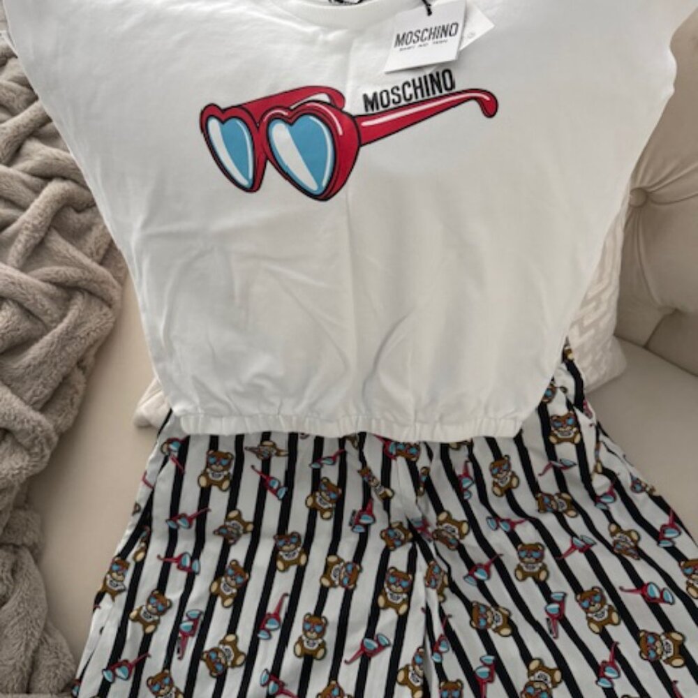 NWT Moschino Size 14 Teen Girls 2-Piece Designer Set (New With Tags)